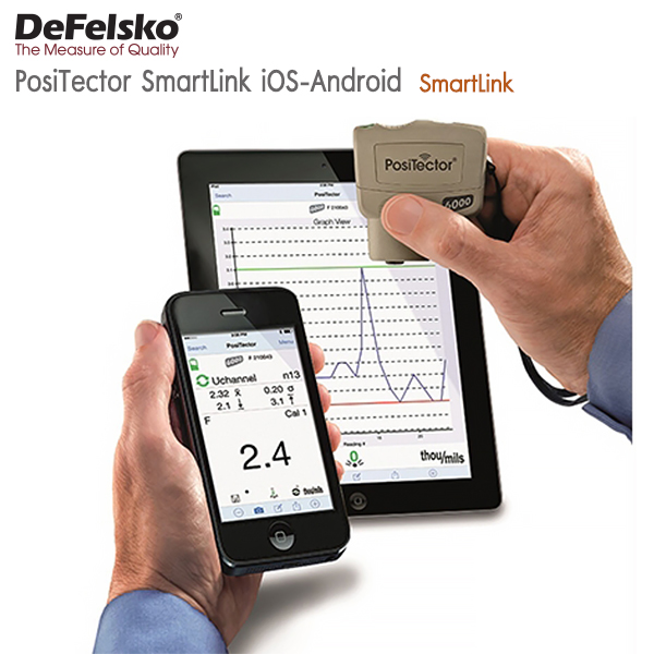 DeFelsko,PosiTector SmartLink iOS-Android,เครื่องวัดความหนาสี,SmartLink