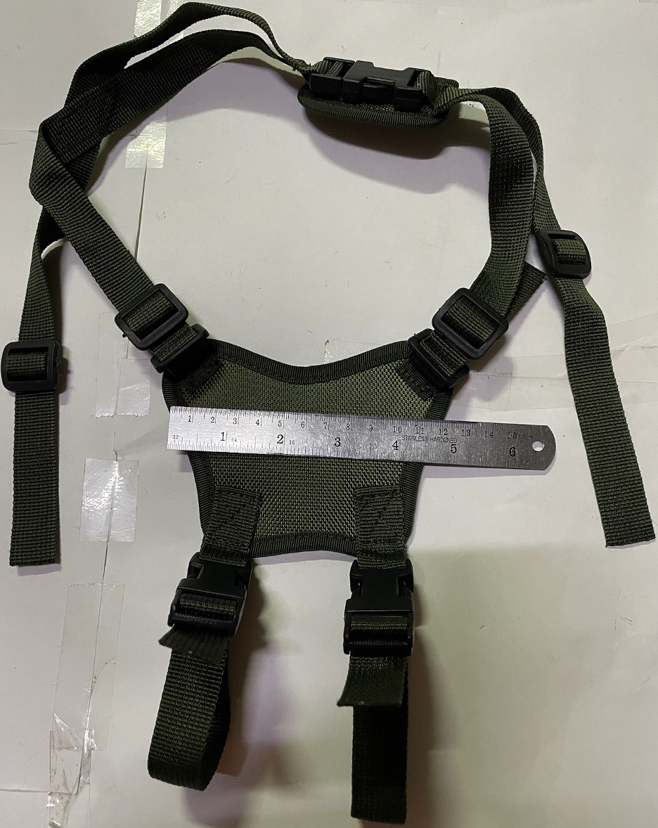 สายรัดคาง หมวกทหาร แคบบร้า ซับนุ่ม