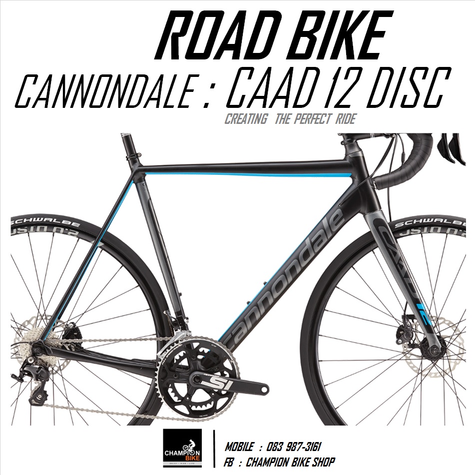 จักรยานเสือหมอบ CANNONDALE : CAAD12 DISC - 2016 ROAD BIKE