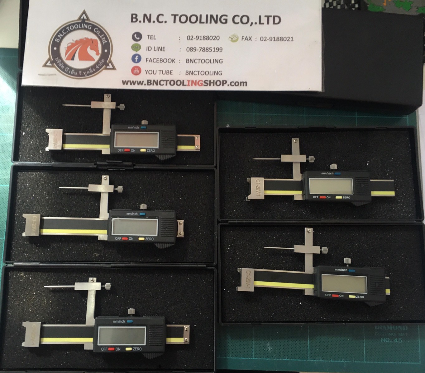 C1-20V, APOLIZ ,GAP AND STEP GAUGE ,C1-20V ชนิดฐานเรียบ ขนาด +20/ -20 mm (0.01mm)