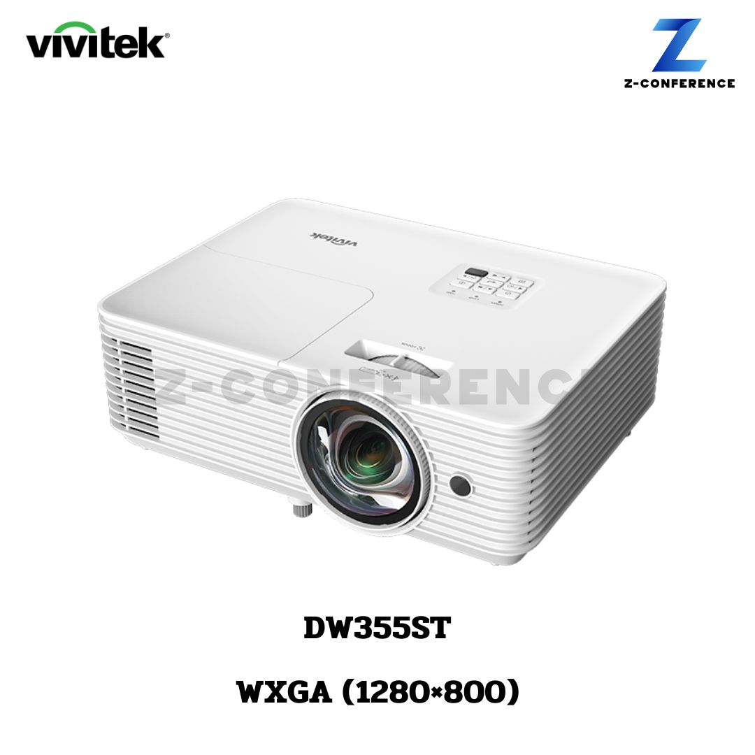 Projector Vivitek DW355ST Lamp Projector (3,800 lumens) projector , โปรเจคเตอร์ , เครื่องฉายโปรเจคเตอร์ , โปรเจคเตอร์ดูหนัง , เครื่องโปรเจคเตอร์