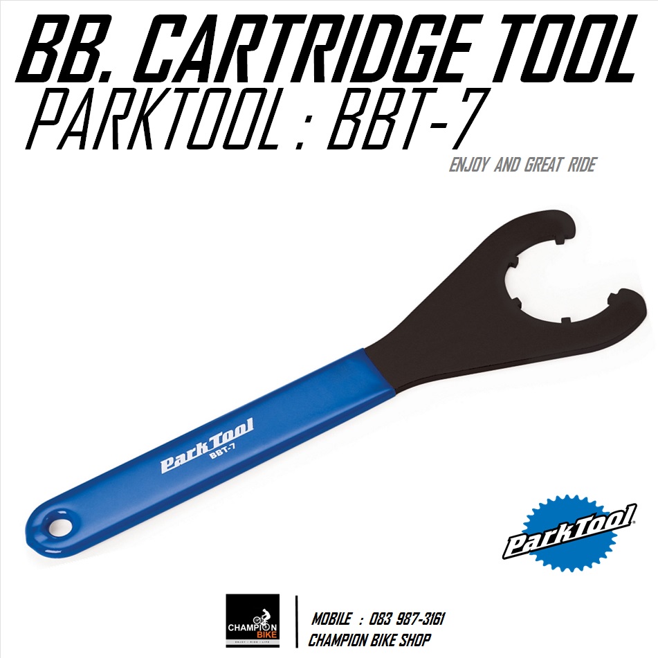 เครื่องมือถอด-ใส่กะโหลก 6 เขี้ยว PARKTOOL : BBT-7 BOTTOM BRACKET LOCKRING WRENCH BIKE TOOL