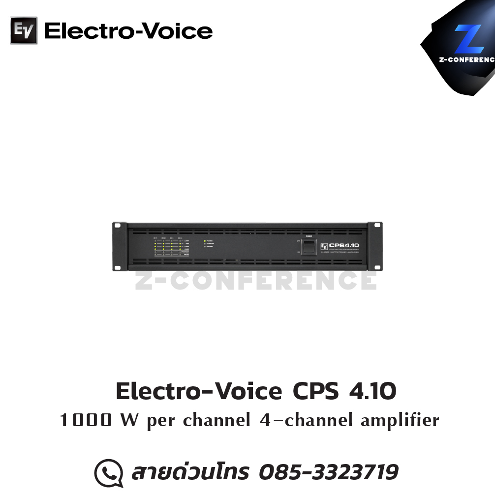 Electro-Voice CPS 4.10 Power Amplifier 4x1000W , แอมป์ , amplifier, power amp, power amplifier