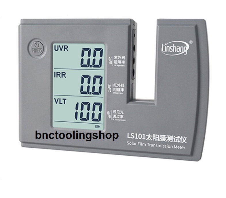 เครื่องวัดประสิทธิ์ภาพฟิลม์กรองแสง,Linshang LS101 Solar Film Transmission Meter UV/IR/VL Meter Powered by Batteries.