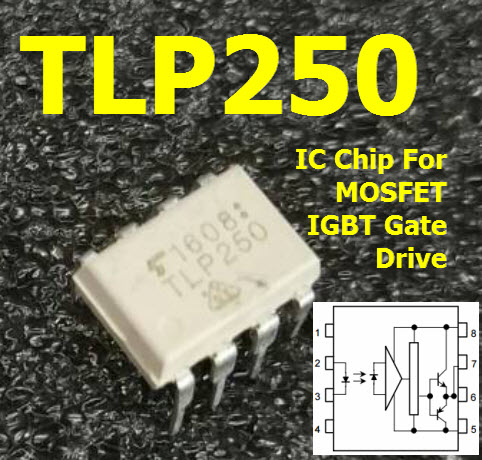 TLP250 IC Chip For MOSFET IGBT Gate Drive