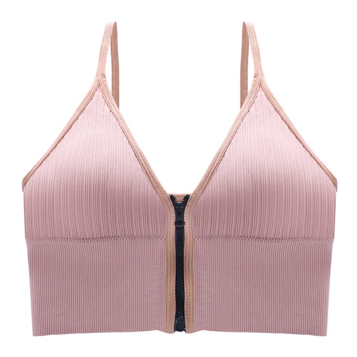 NA202 เสื้อบราสายเดี่ยวเอวลอยเซ็กซี่ ด้านในเป็นฟองน้ำถอด-ใส่ได้ ด้านหน้าเป็นซิปรูดผ่ากลางตามรูปเลยค่ะ