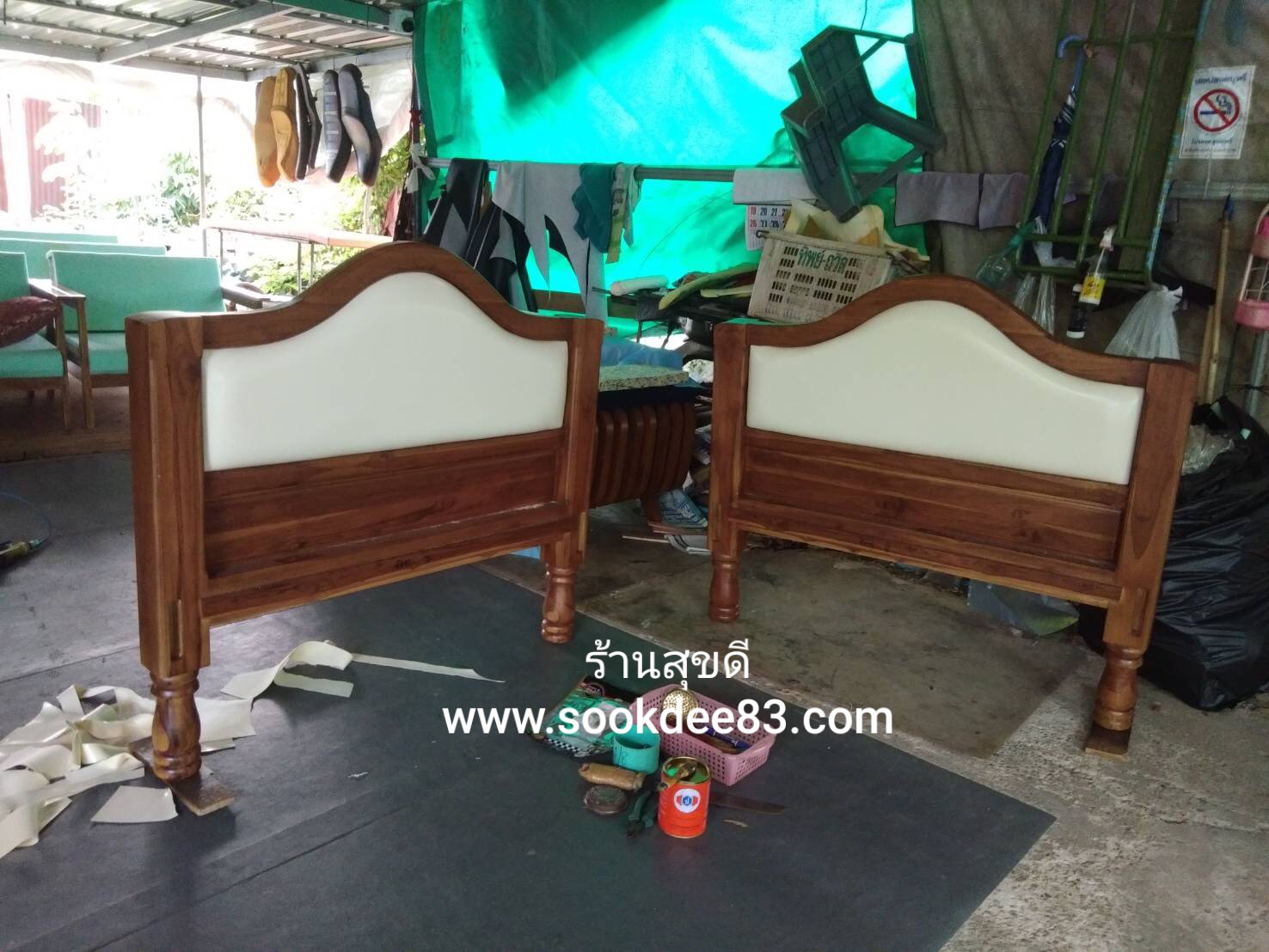 เตียงหลุยส์เพิ่มเบาะ 3.5 ฟุต