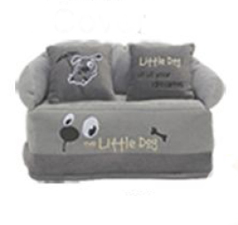 ที่หุ้มกล่องทิชชู่โซฟา Little Dog (เทาอ่อน)