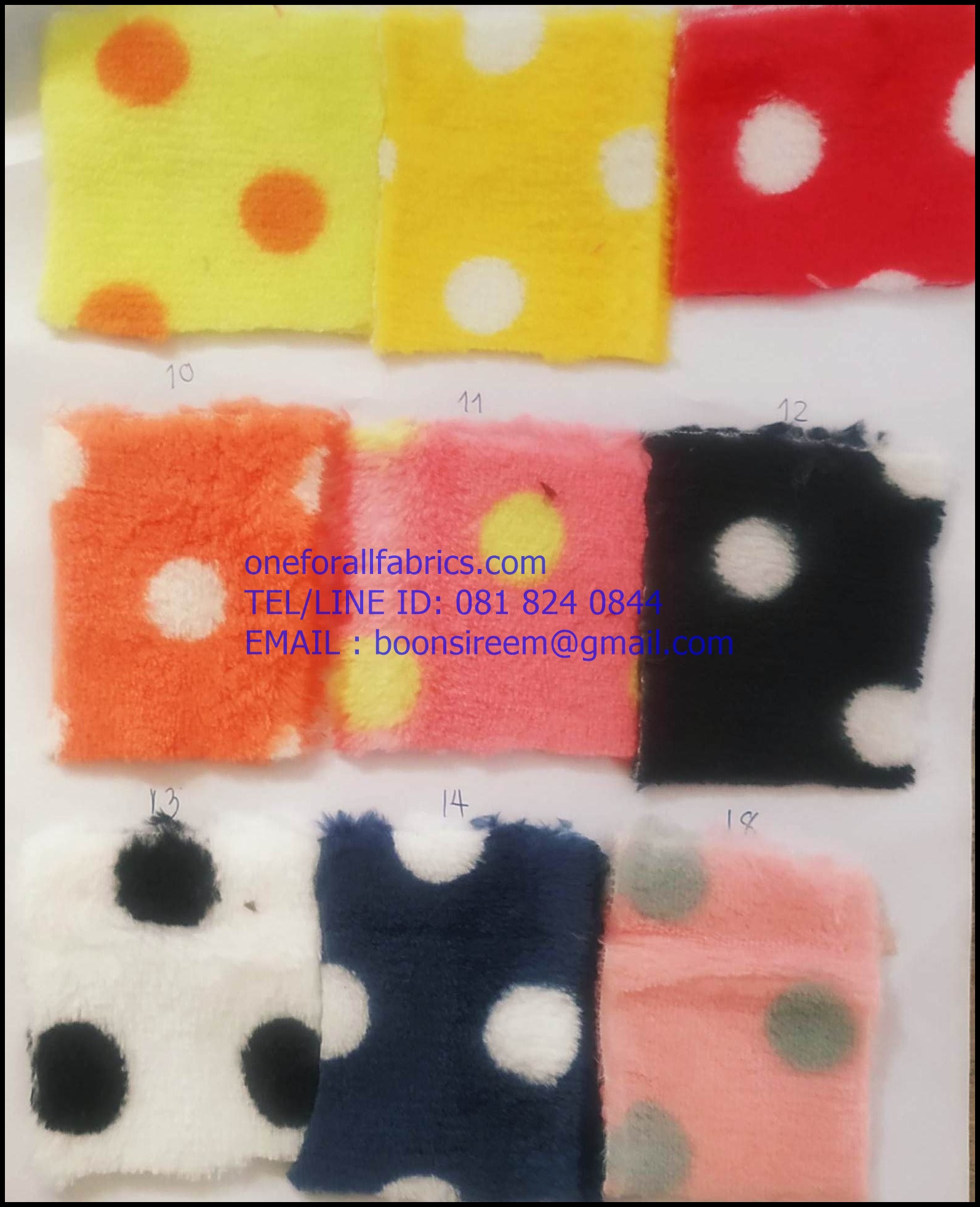 ผ้าขนสั้นสองหน้าลายจุด ลายวัว สีสด coral fleece print ผ้าทำผ้าห่ม ผ้าทำหมอน ผ่้าทำเสื้อคลุม ผ้าทำเสื้อหนาว หน้าผ้า 62'