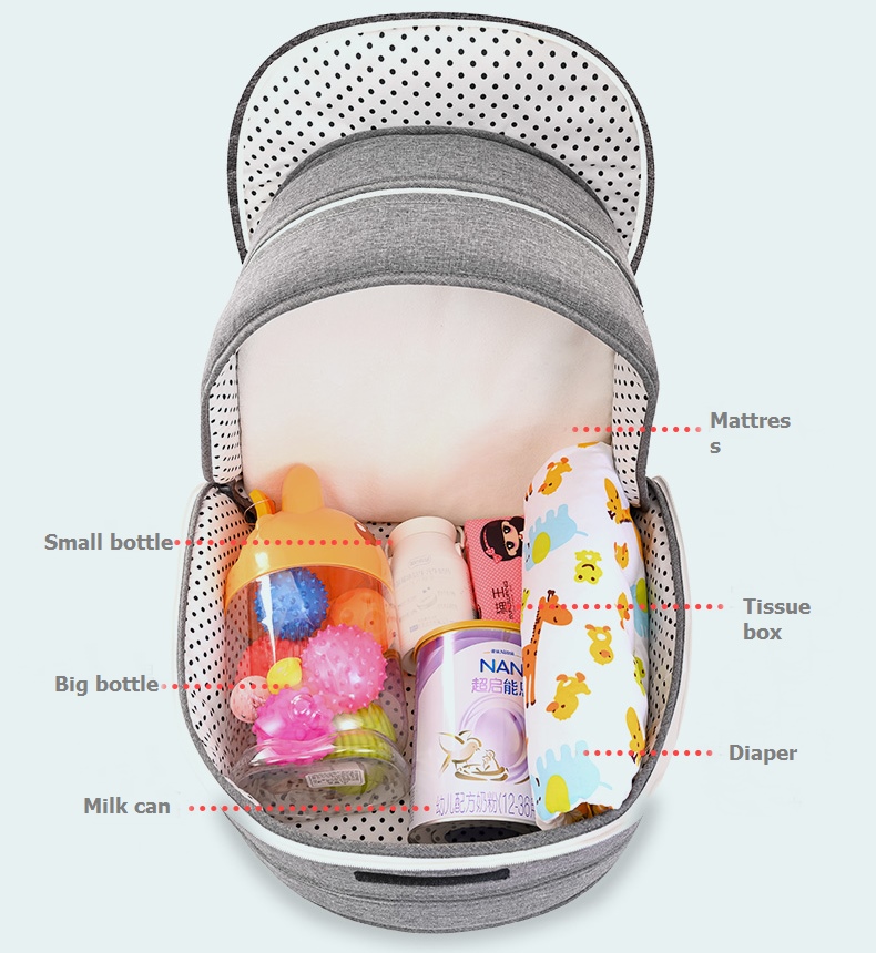 กระเป๋าทีนอนเด็ก Portabel Baby Backpack