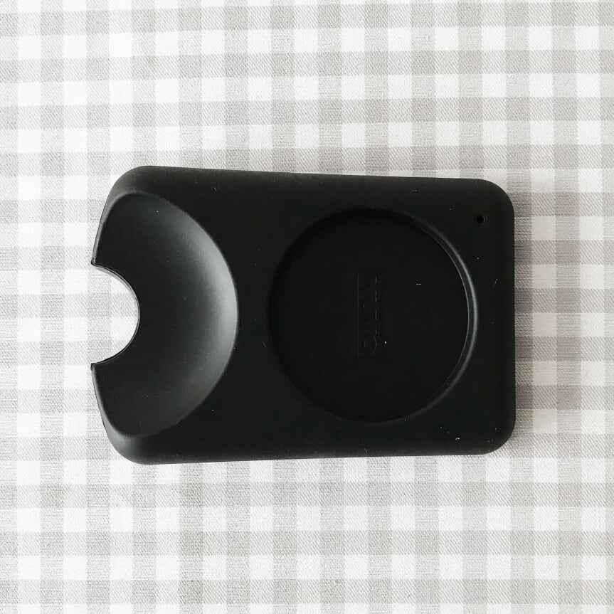 Nuvo ยางรองเทมเปอร์ชนิดเข้ามุม แบบ minimal (สีดำ)