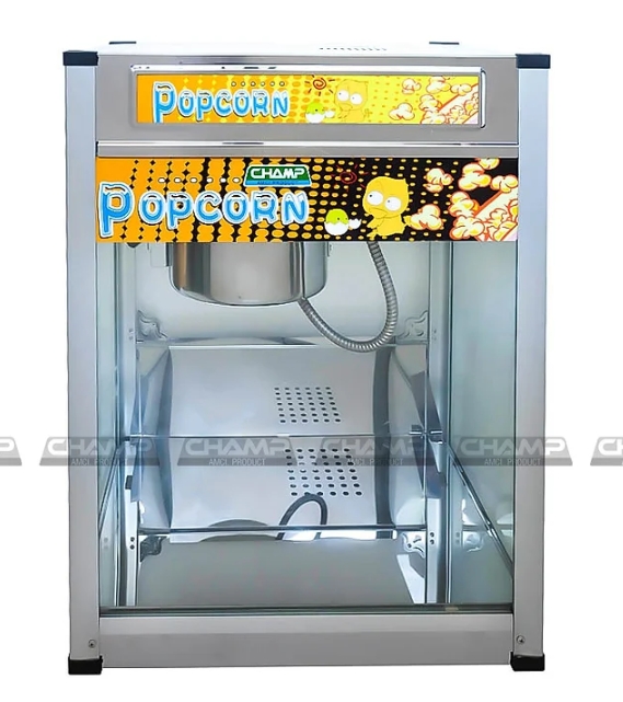 เครื่องคั่วข้าวโพดไฟฟ้าสแตนเลส CHAMP เล็ก