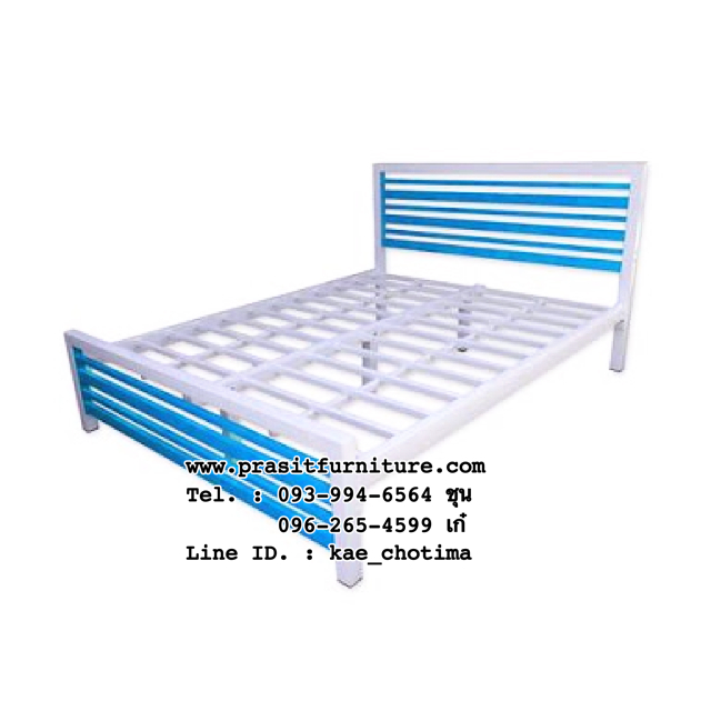 เตียงเหล็กรุ่นคอนโด สไตล์โมเดิร์น