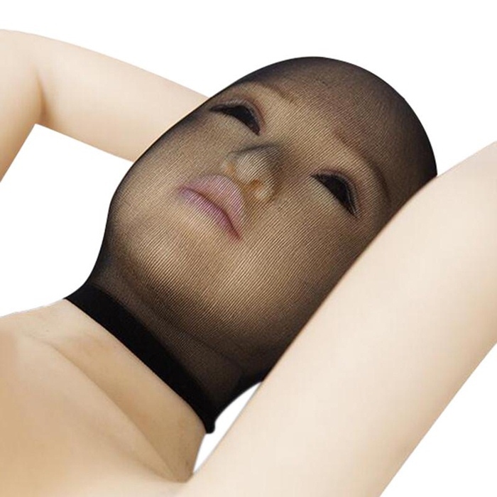 A020 ถุงน่องคลุมศรีษะ ถุงน่องคลุมหัว เป็นที่คลุมหัวเนื้อถุงน่องตรงขอบเป็นยางยืด ใช้เล่นบทบาทต่างๆไม่ว่าจะเป็นแนวSM คอสเพลย์ สินค้าตามรูปเลยค่ะ