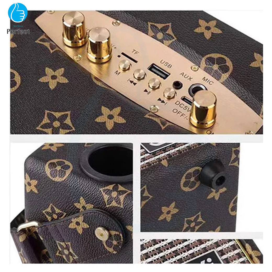 ลำโพงบลูทูธ QIXI รุ่น SK-2030 ลำโพงคลาสิค วินเทจ เสียงดีแบตทนตัวใหญ่ แถมไมโครโฟน(ไมล์ลอย)