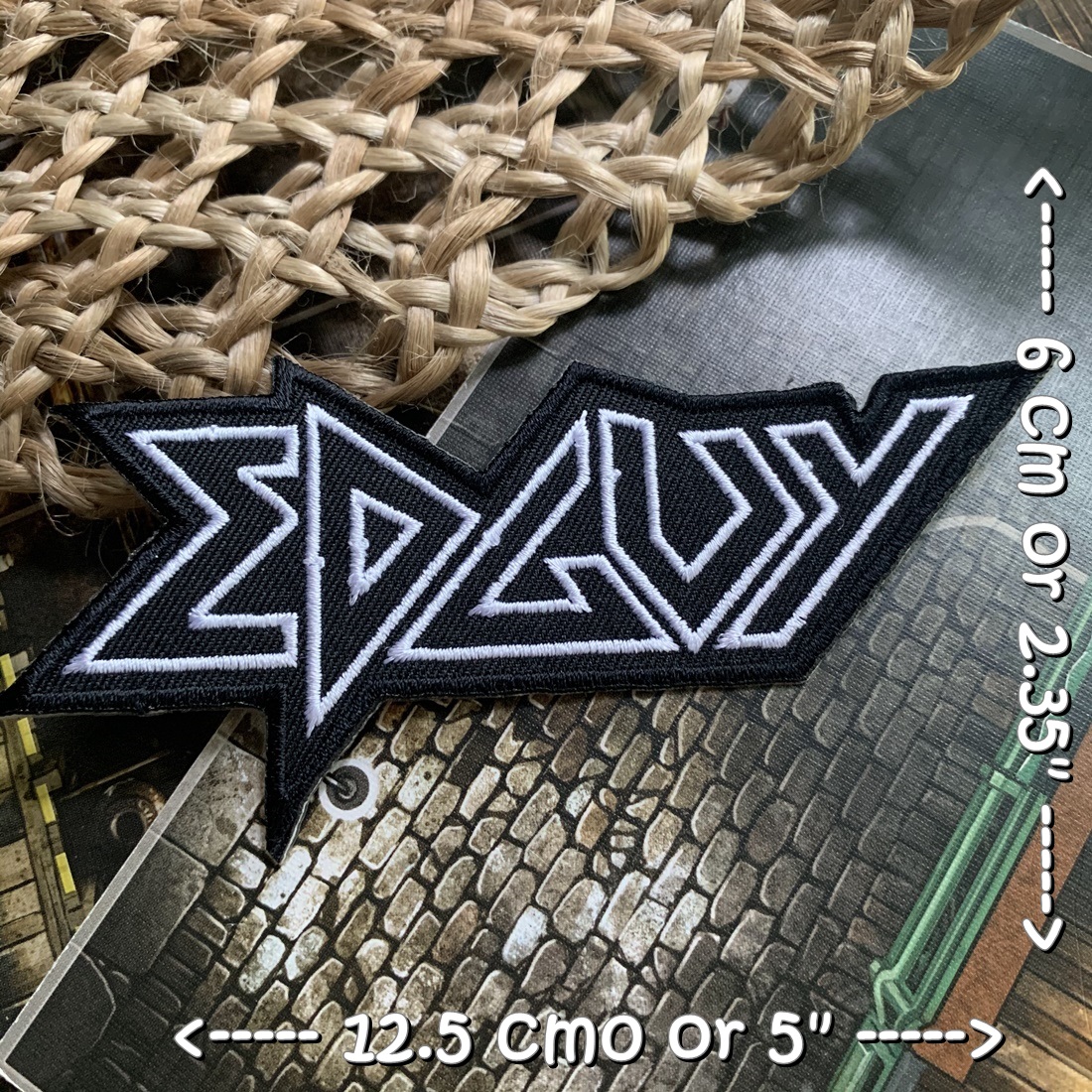 Edguy วงดนตรี ร็อค เฮฟวี่เมทัล พังค์ ตัวรีดแบบปัก อาร์มปัก ตัวรีดติดเสื้อ ตัวรีด ติดกระเป๋า ติดหมวก ติดแจ๊คเก็ต Rock Iron on Embroidered Patch