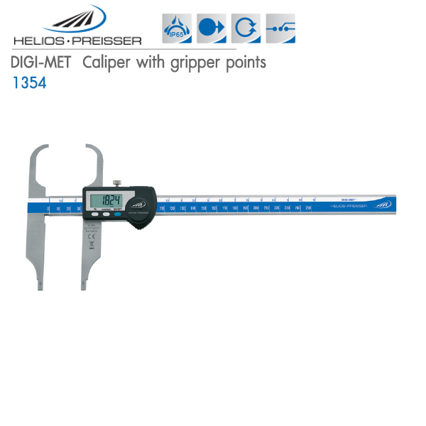 HELIOS-PREISSER,DIGI-MET Caliper with gripper points,1354