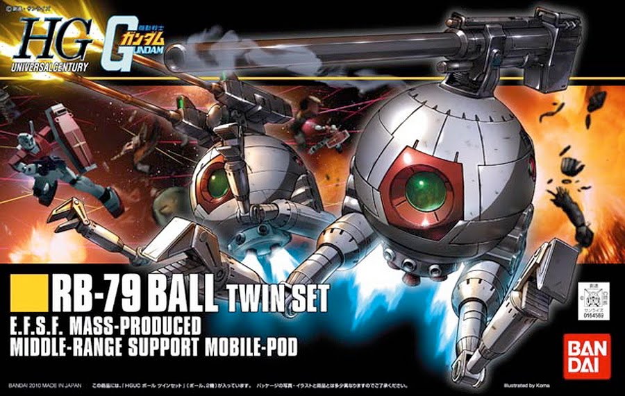Bandai HG1/144 HGUC RB-79 BALL TWIN SET 4573102580047 C4