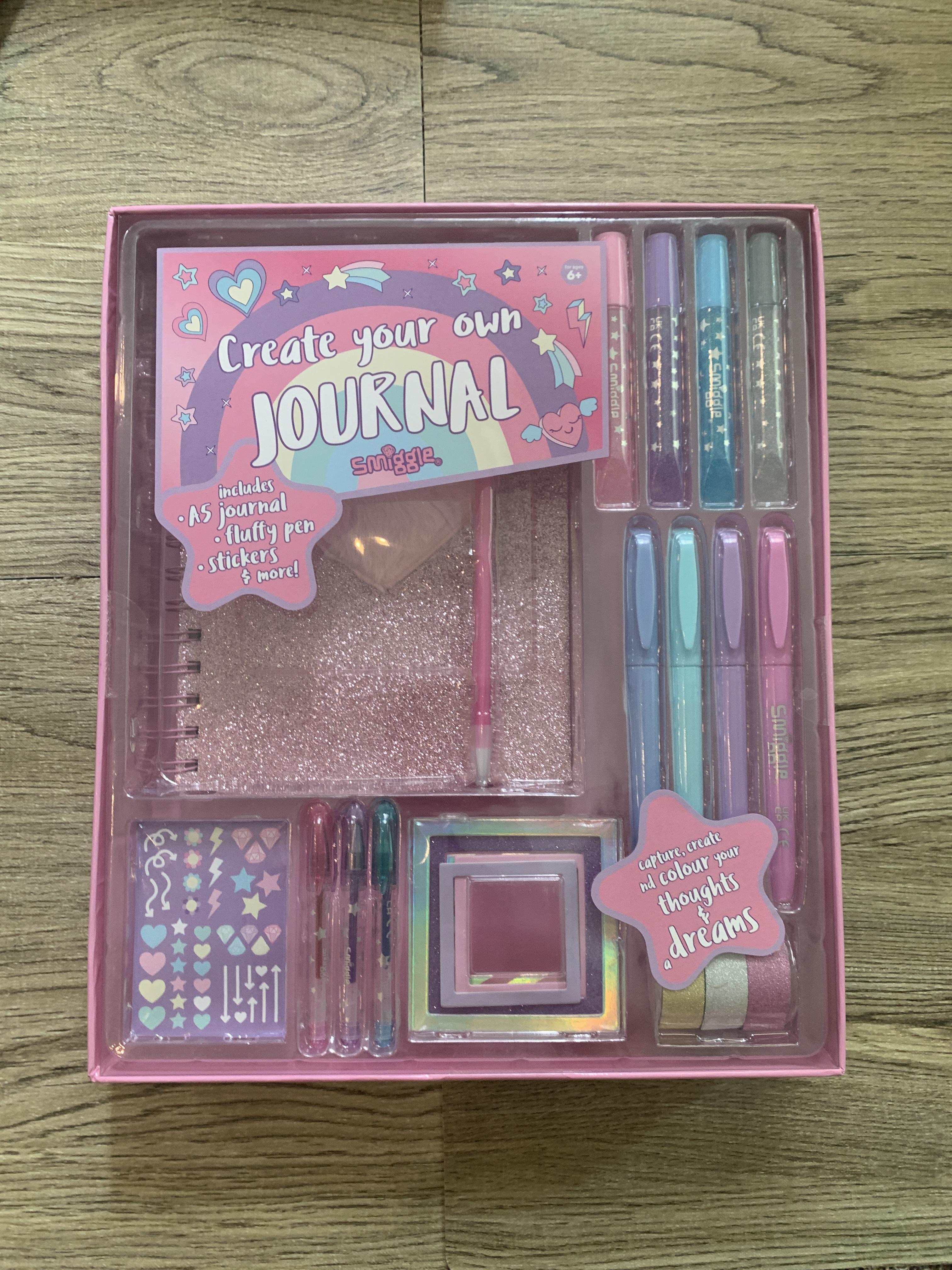 Smiggle set journal ชมพู