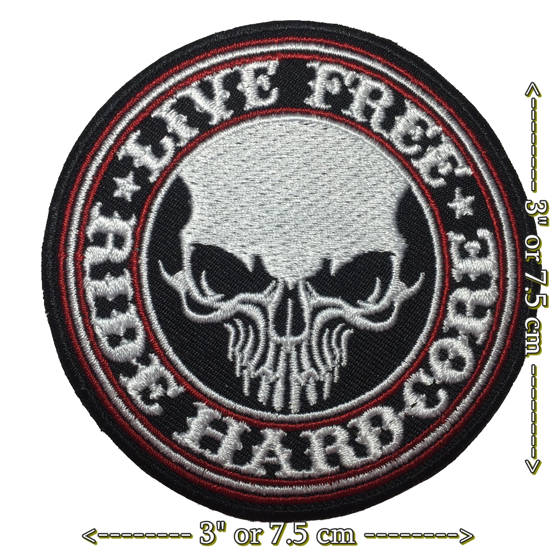 Independent ตัวรีดติดเสื้อ อาร์มรีด อาร์มปัก ตกแต่งเสื้อผ้า หมวก กระเป๋า แจ๊คเก็ตยีนส์ Racing Embroidered Iron on Patch