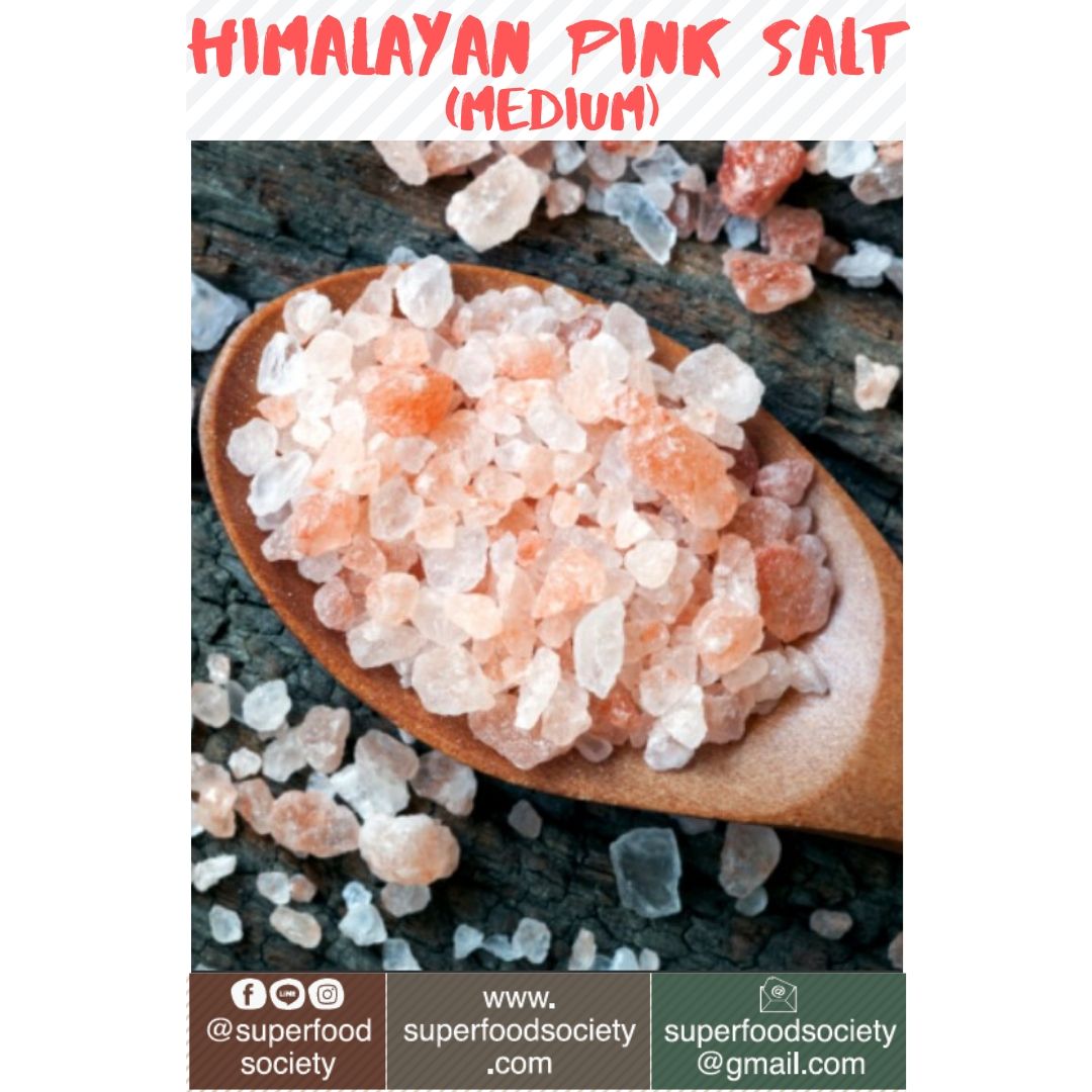 เกลือหิมาลัย สีชมพู แบบเกล็ด / Himalayan pink salt (medium)
