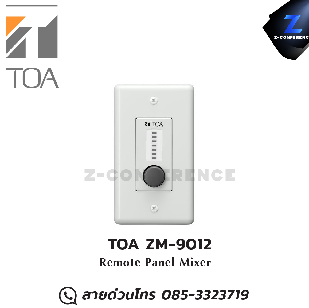 TOA ZM-9012 Remote Control Panel Mixer มิกเซอร์ , mixer , มิกเครื่องเสียง , มิกเซอร์ดิจิตอล , มิ๊กดิจิตอล