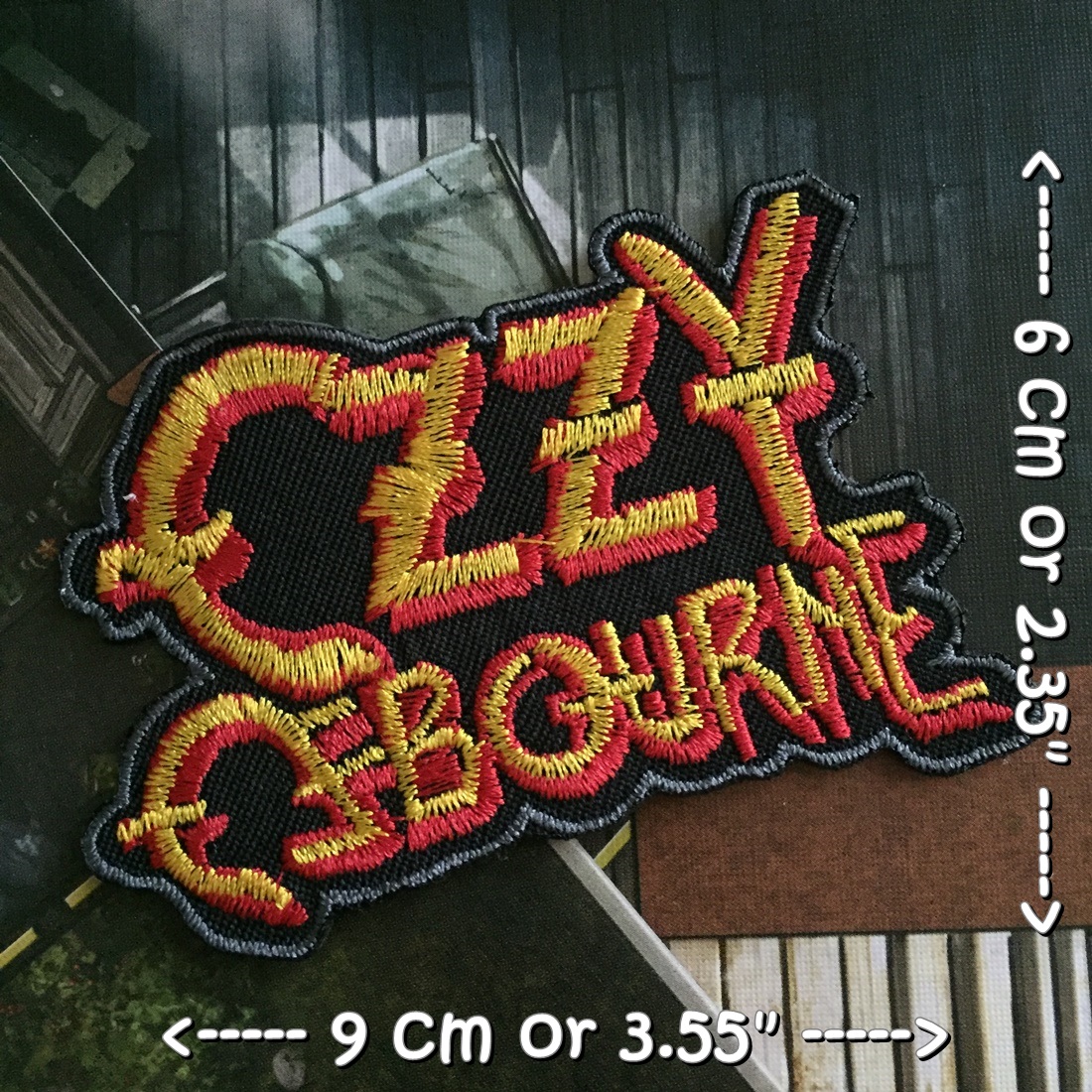 Ozzy Osbourne วงดนตรี ร็อค เฮฟวี่เมทัล พังค์ ตัวรีดแบบปัก อาร์มปัก ตัวรีดติดเสื้อ ตัวรีด ติดกระเป๋า ติดหมวก ติดแจ๊คเก็ต Rock Iron on Embroidered Patch