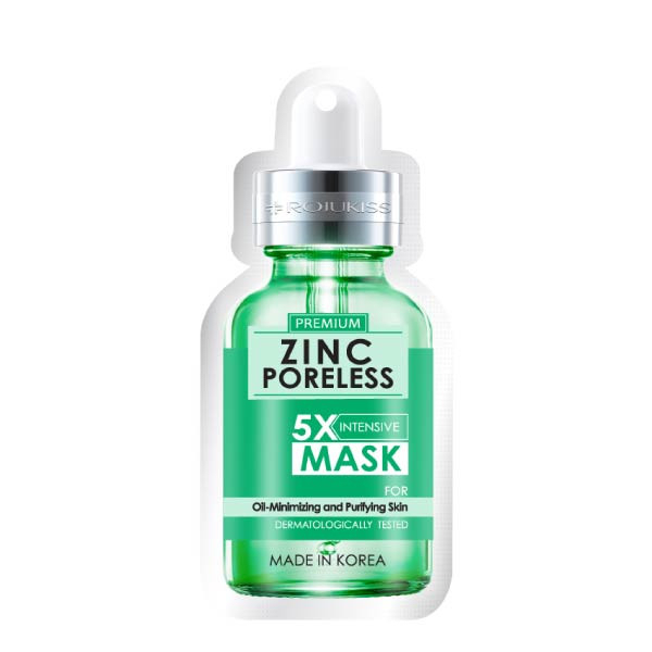 Rojukiss Zinc Poreless 5x Intensive Mask 25ml.โรจูคิส ซิงก์ พอร์เลส 5เอ็กซ์ อินเทนซีฟ มาส์ก 25 มล. ดูแลปัญหาผิวที่มีความมันส่วนเกินและก่อให้เกิดปัญหาสิว