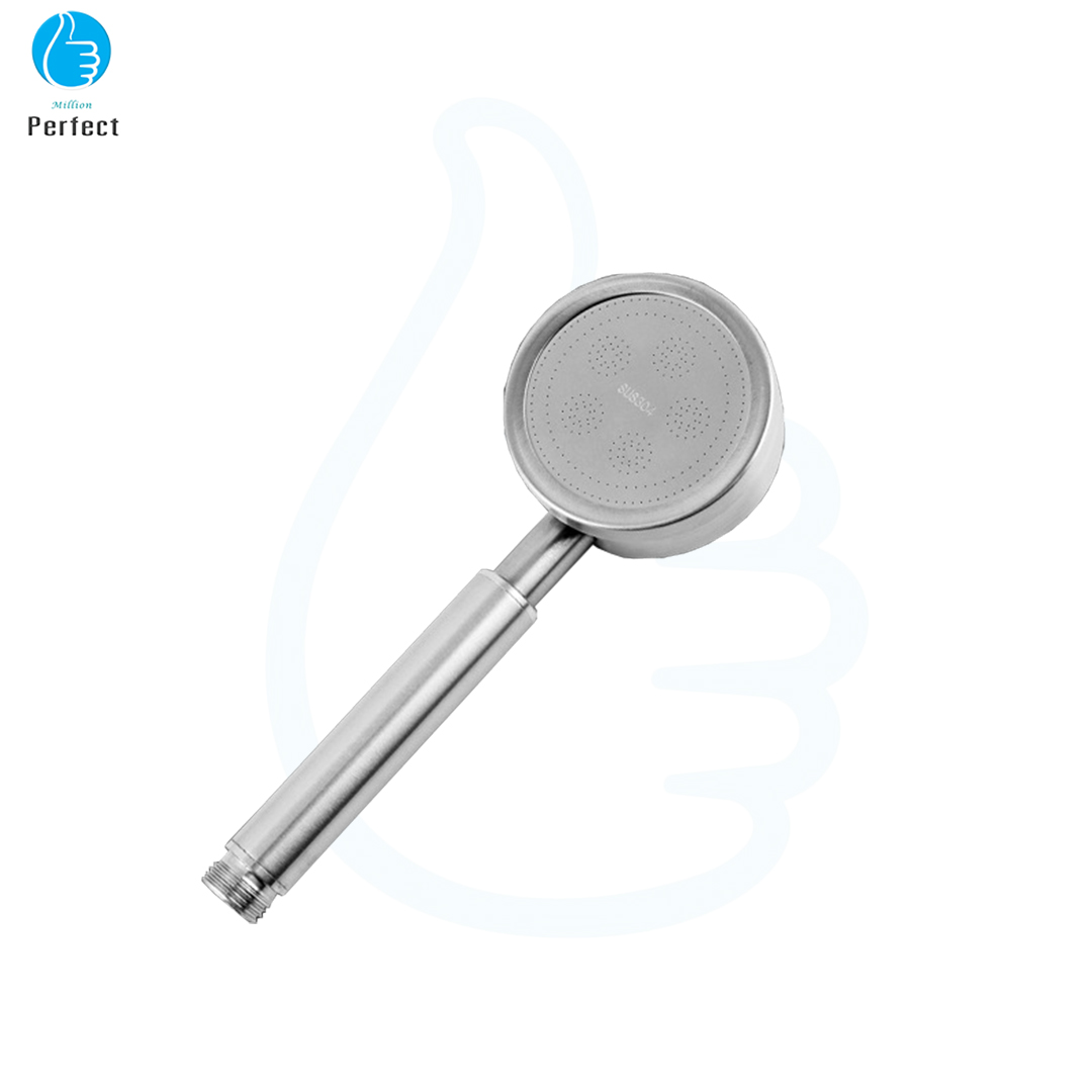 หัวฝักบัวสแตนเลสแท้ เกรด 304 ช่วยเพิ่มแรงดันน้ำได้มากถึง 30% By Millionperfect รุ่น 304
