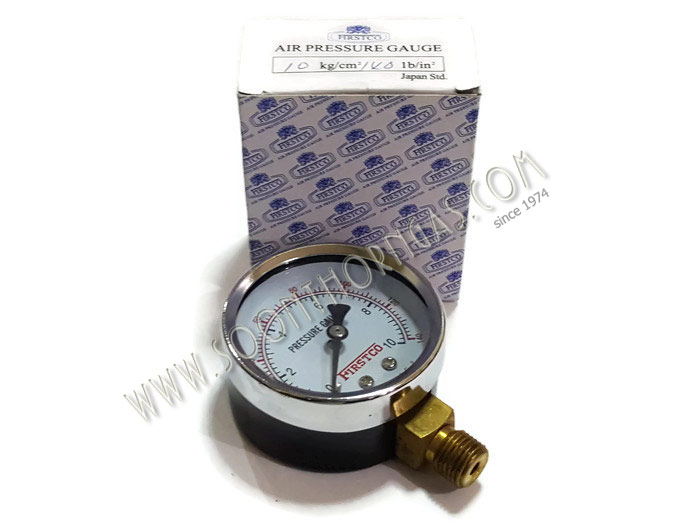 เกจ์วัดแรงดันแก๊ส HIGH PRESSURE GAUGE FIRSTCO 0-10 kg