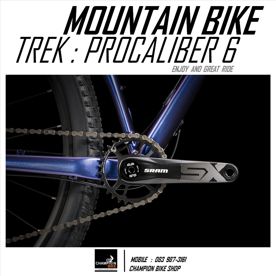 จักรยานเสือภูเขา TREK : PROCALIBER 6 MOUNTAIN BIKE - 2020 สีม่วง-ดำ