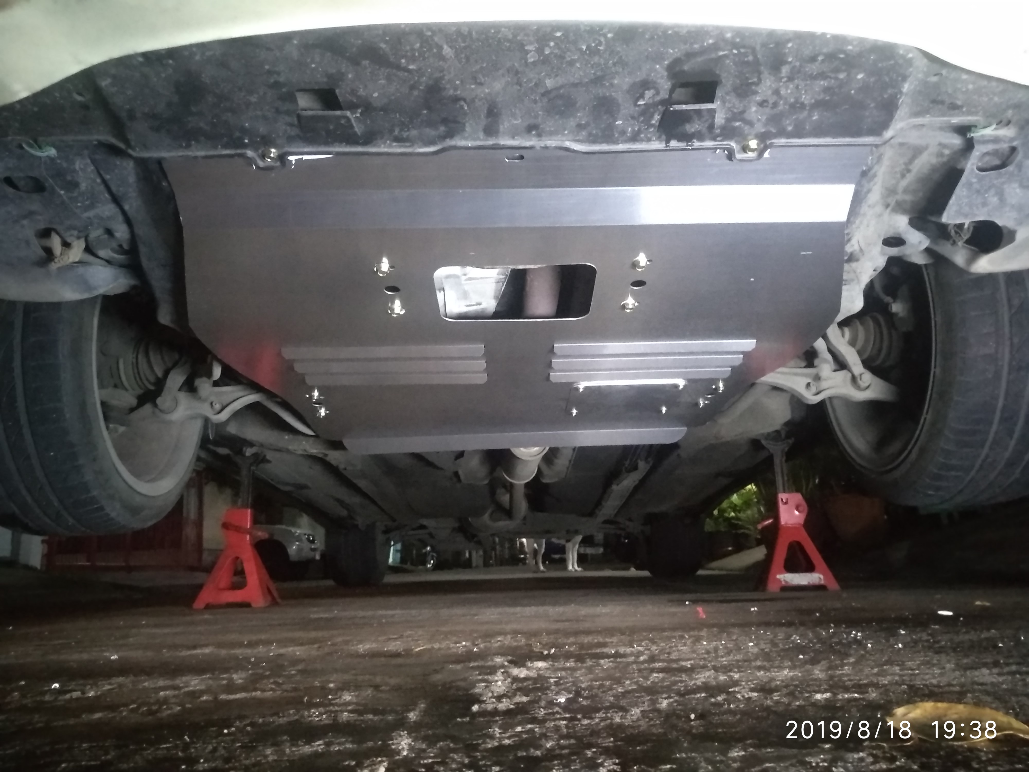 แผ่นปิดใต้ห้องเครื่องอลูมิเนียม Honda Accord G6 Raceplate_Undertray