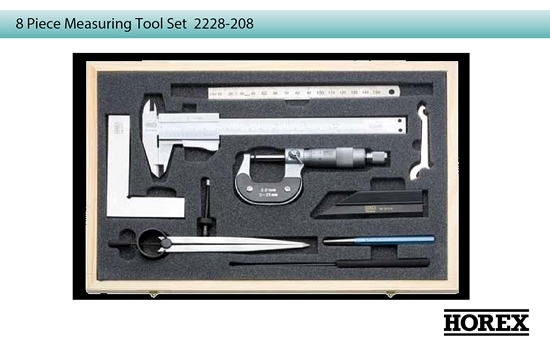 HOREX,8 Piece Measuring Tool Set,2228-208