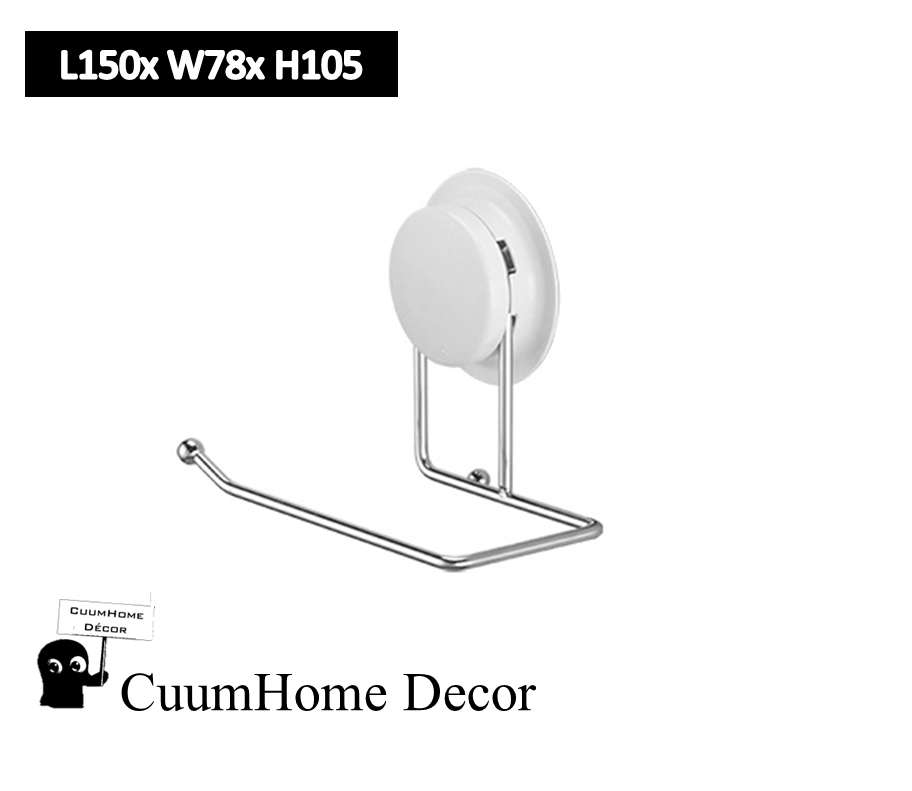 VR-33 ที่แขวนกระดาษทิชชู่ หรือผ้าเช็ดมือ แบบไม่ต้องเจาะผนัง
