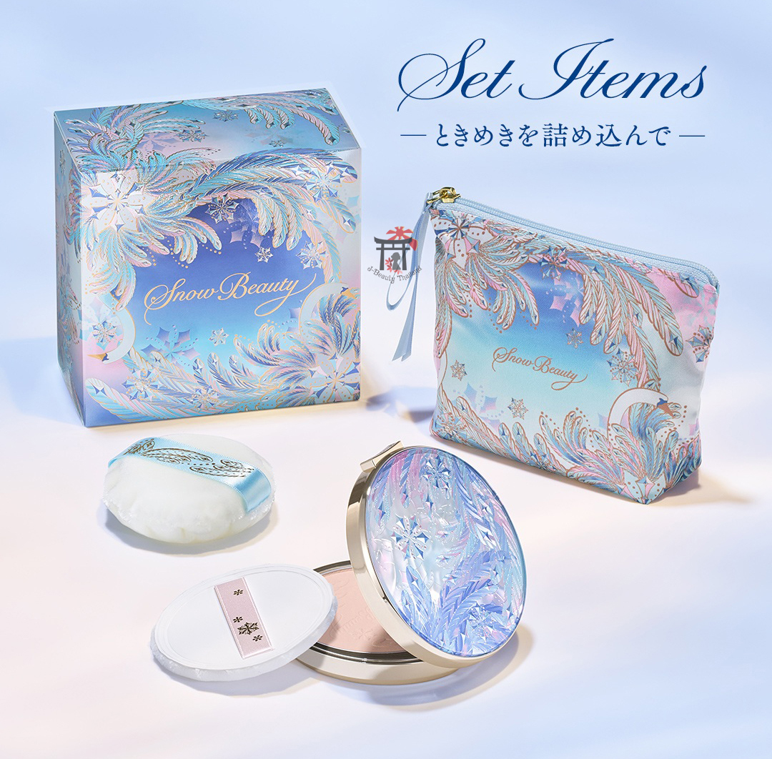 Shiseido Snow Beauty Skincare Powder รุ่น 2025 แป้งสกินแคร์อัดแข็ง บำรุงผิวหน้าตลอด 24 ชม. การันตีด้วยรางวัล Cosme อันดับ1