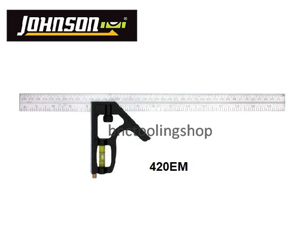 ฉากผสม400มิล(16นิ้ว) - 16" Die Inch/Metric Combination Square,JOHNSON,420EM