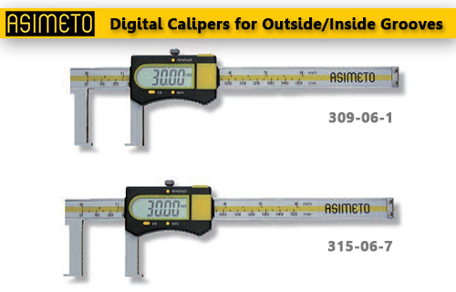 ASIMETO,P54,Digital Calipers for OutsideInside Grooves,309-06-1