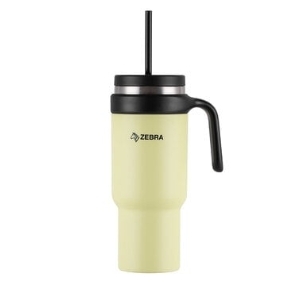 ZEBRA ถ้วยน้ำสุญญากาศมีหู Latte II 0.85 ลิตร ตราหัวม้าลาย