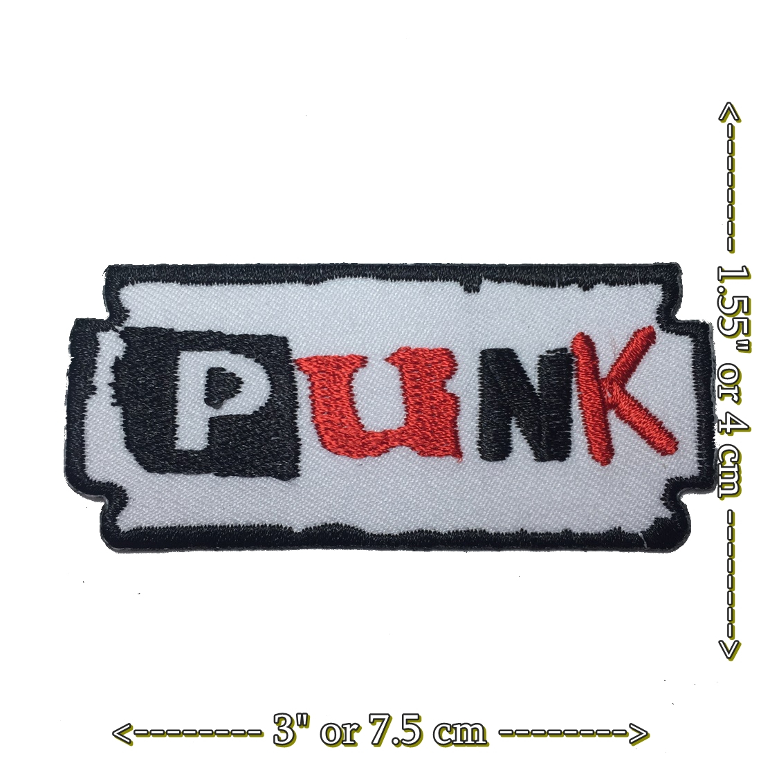 พังค์ ตัวรีดติดเสื้อ อาร์มรีด อาร์มปัก ตกแต่งเสื้อผ้า หมวก กระเป๋า แจ๊คเก็ตยีนส์ Hipster Embroidered Iron on Patch