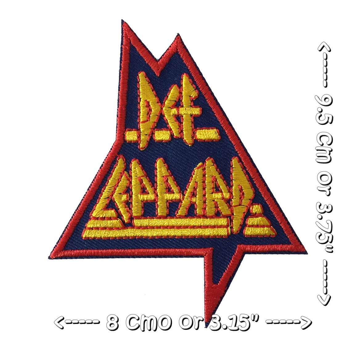 Def Leppard วงดนตรี ร็อค เฮฟวี่เมทัล พังค์ ตัวรีดแบบปัก อาร์มปัก ตัวรีดติดเสื้อ ตัวรีด ติดกระเป๋า ติดหมวก ติดแจ๊คเก็ต Rock Iron on Embroidered Patch
