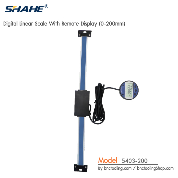 SHAHE,Digital Linear Scale With Remote Display (0-200mm),5403-200