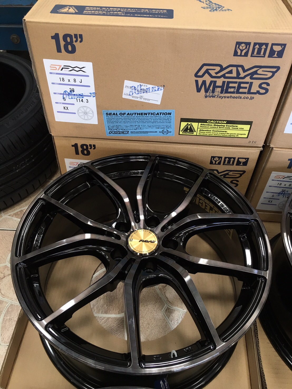 Honda Civic FC + Rays 57FXX CJ 18x8+38 5-114.3