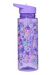 กระติกน้ำ หลอดดูด Smiggle water bottle-wonder world- แก้ว ม่วง