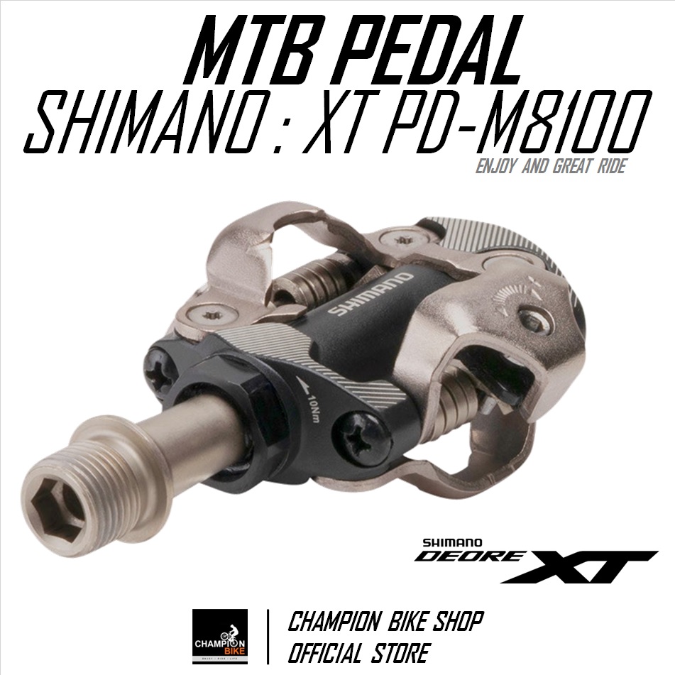 บันไดXT SHIMANO XT PD-M8100 MTB SPD PEDALS