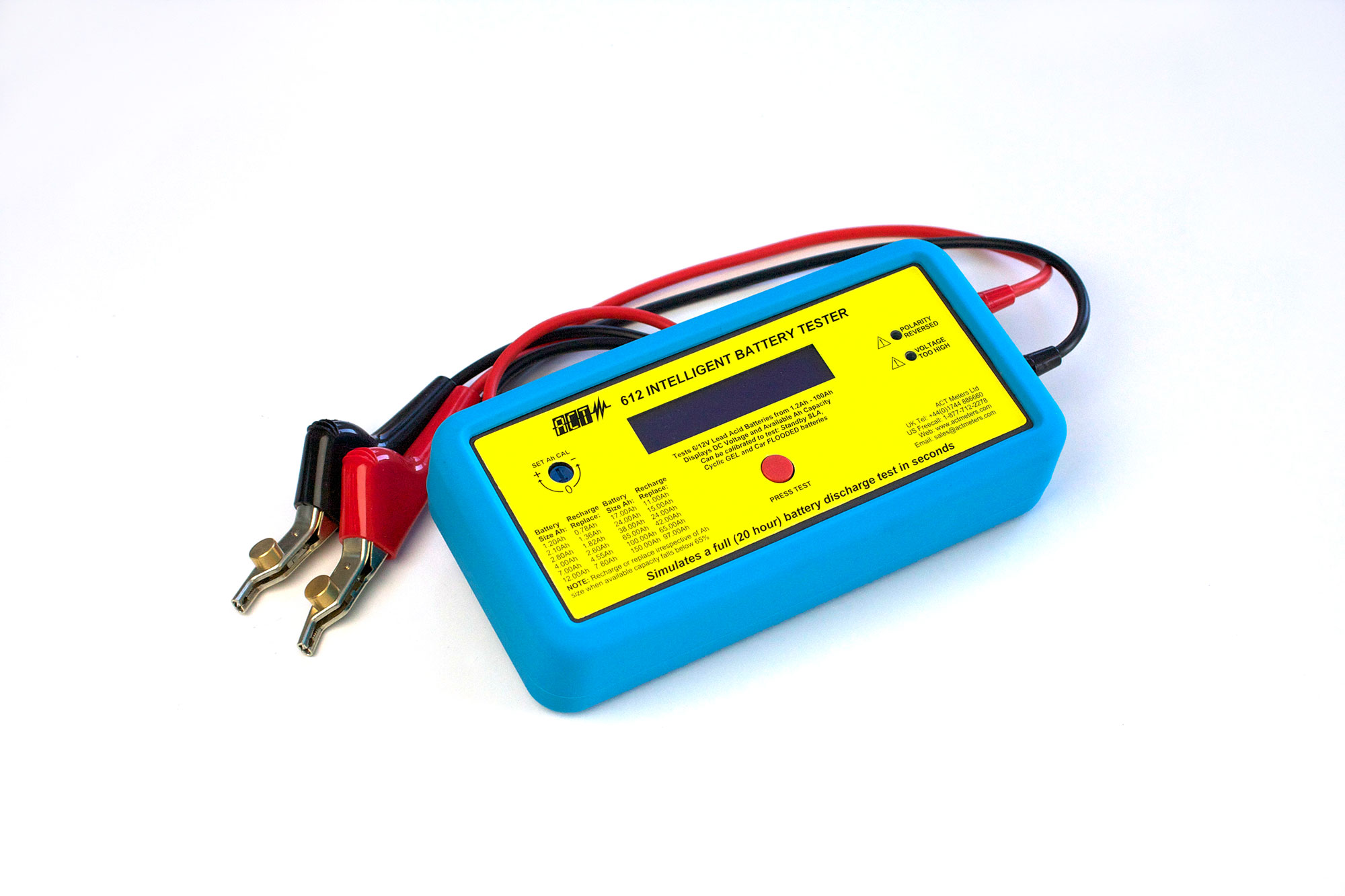 ACT 612 6V/12V Lead Acid Intelligent Battery Tester