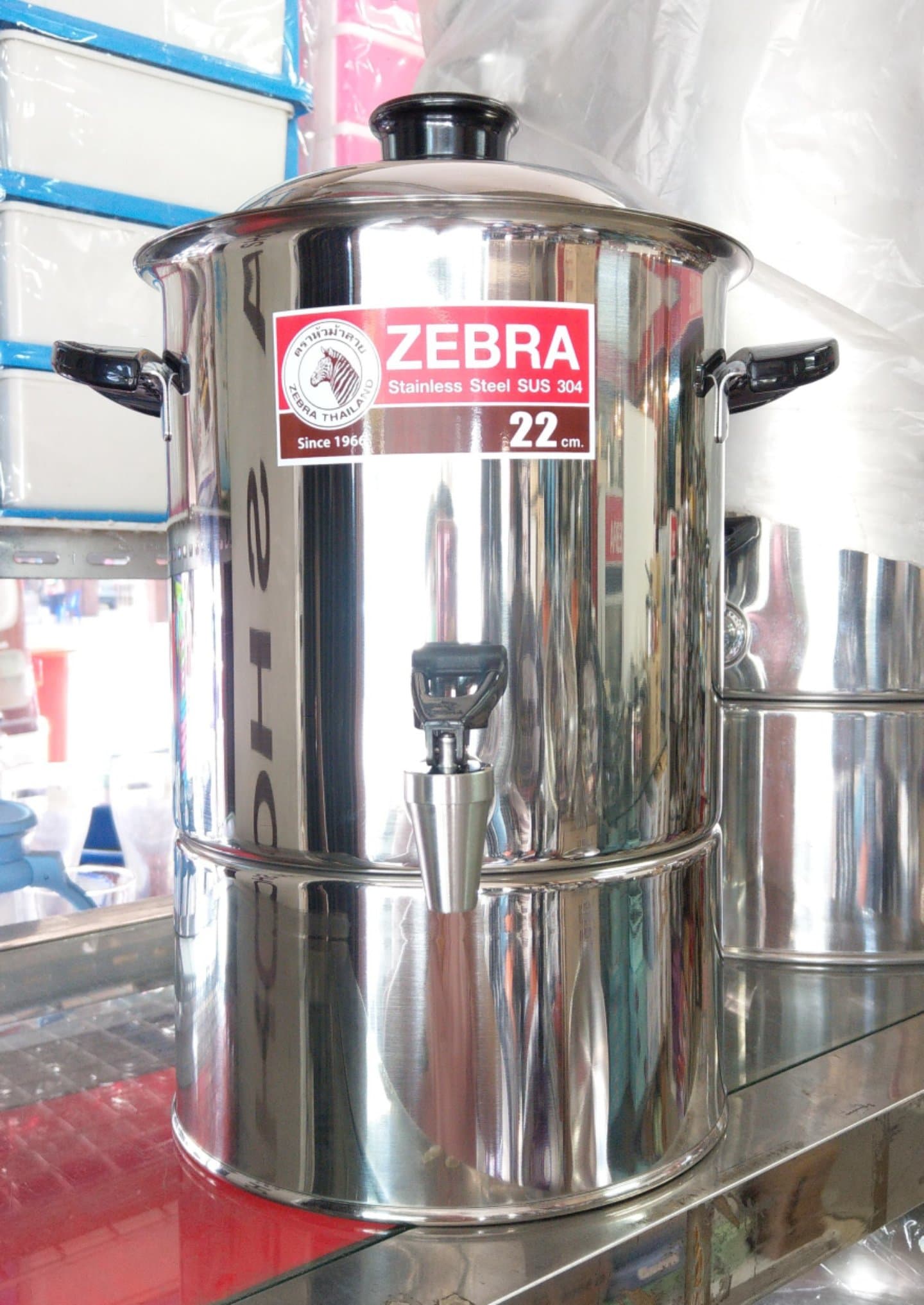 Zebra คูลเลอร์ Rooster 22 ซม. ตราหัวม้าลาย