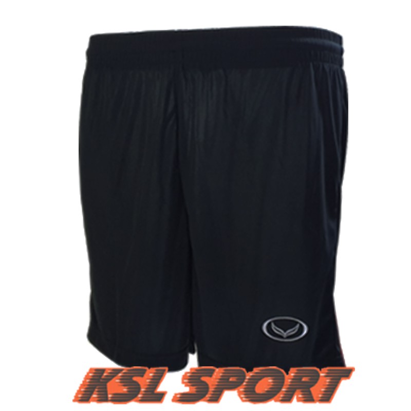 Grand sport กางเกงฟุตบอล สีดำ สีล้วน รหัส 001520 (01-520)