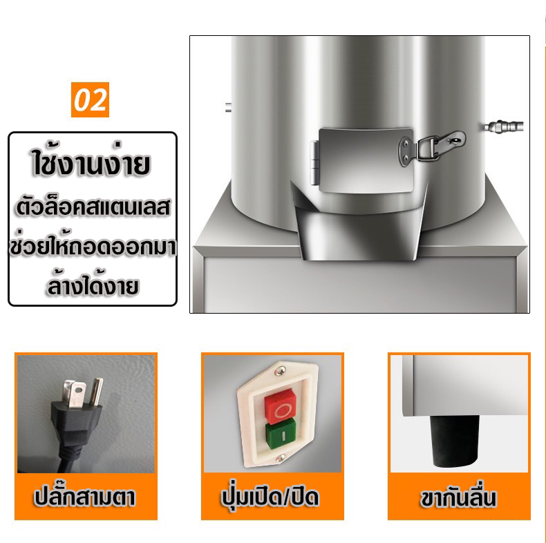 การใช้งาน เรียบง่าย มีสวิตช์ เปิด-ปิด (เครื่องนี้ใช้คู่กับปั้มลม 50 ลิตร ขึ้นไป)