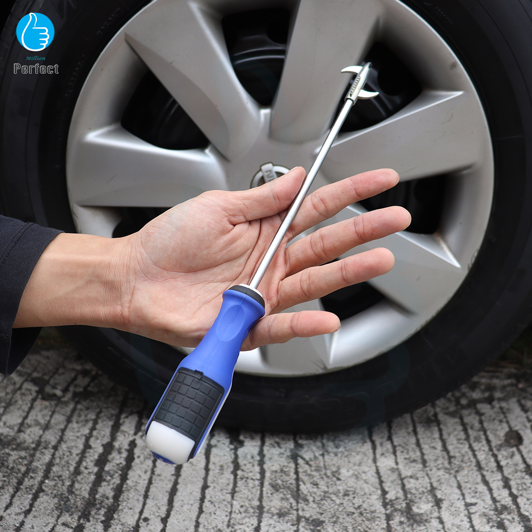 อุปกรณ์แคะเศษหินยางรถยนต์ แก้ปัญหา หินติดยาง ดินติดยาง สามารถเป็นไขควงได้ ทำความสะอาดยาง รุ่น XZ89