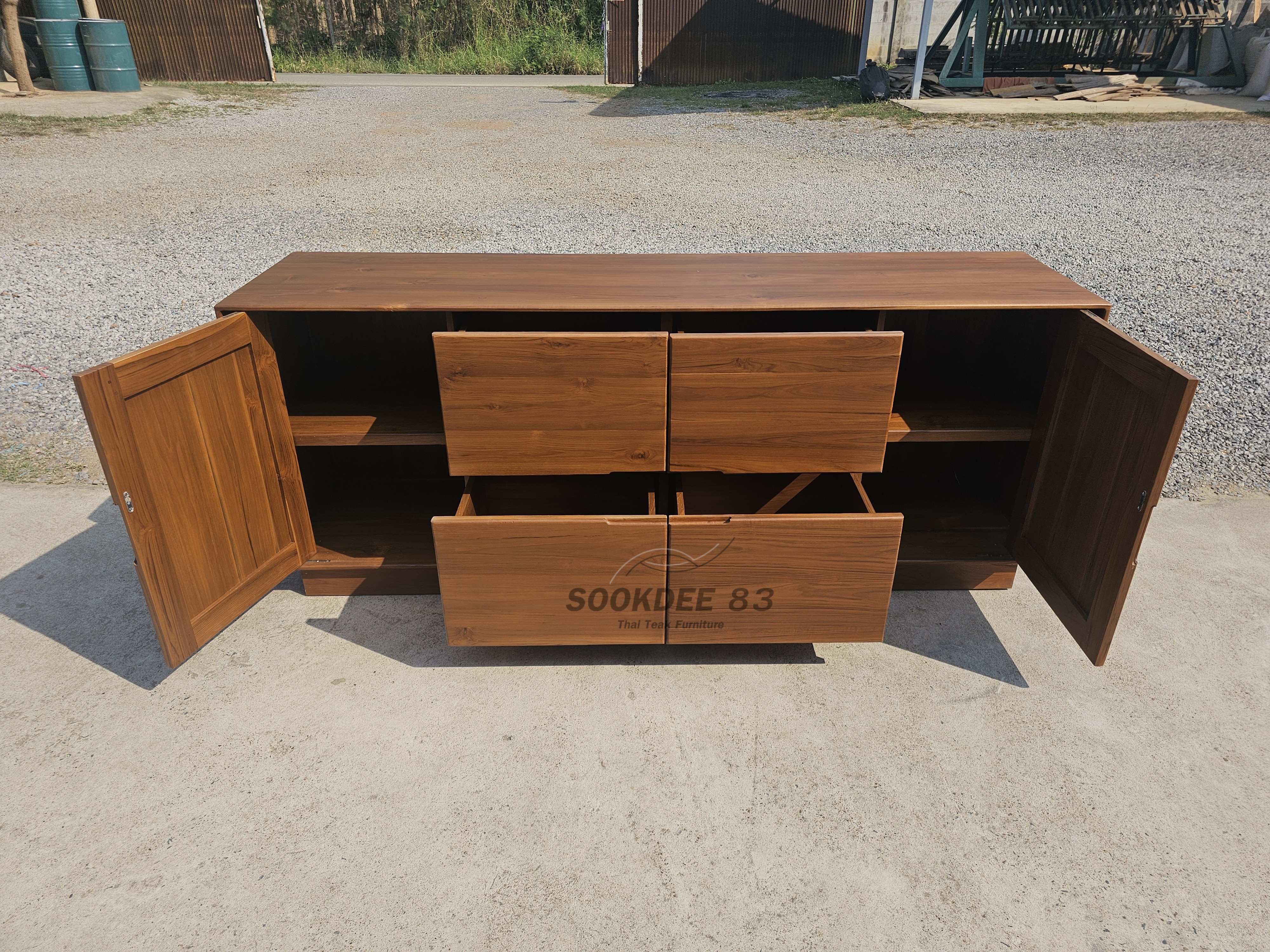 ชั้นวางทีวี 4 ลิ้นชัก